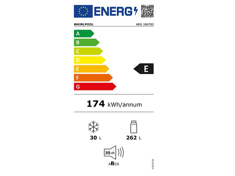 Whirlpool ARG184702 Beépíthető egyajtós hűtőszekrény