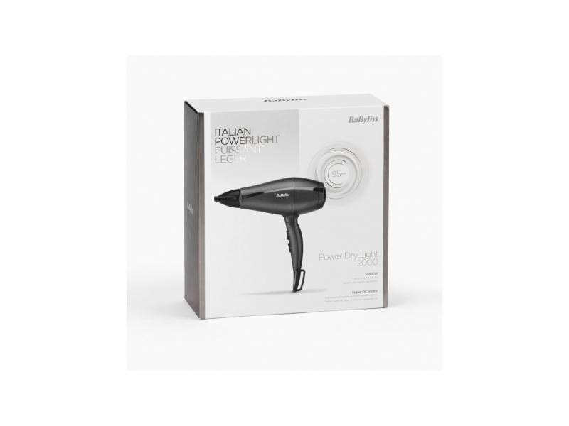 BaByliss 5910E Super Light Pro Hajszárító, fekete