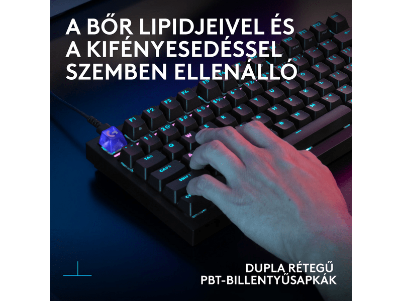 Logitech G316 X Gamer billentyűzet, HU, fekete (920-014204)