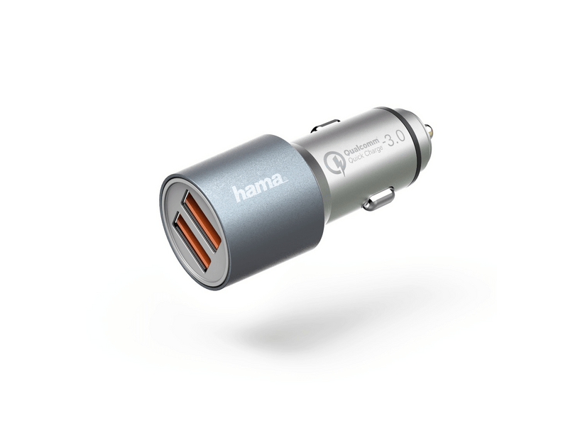 Hama 173654 Qualcomm 3A univerzális autós töltő, Ezüst