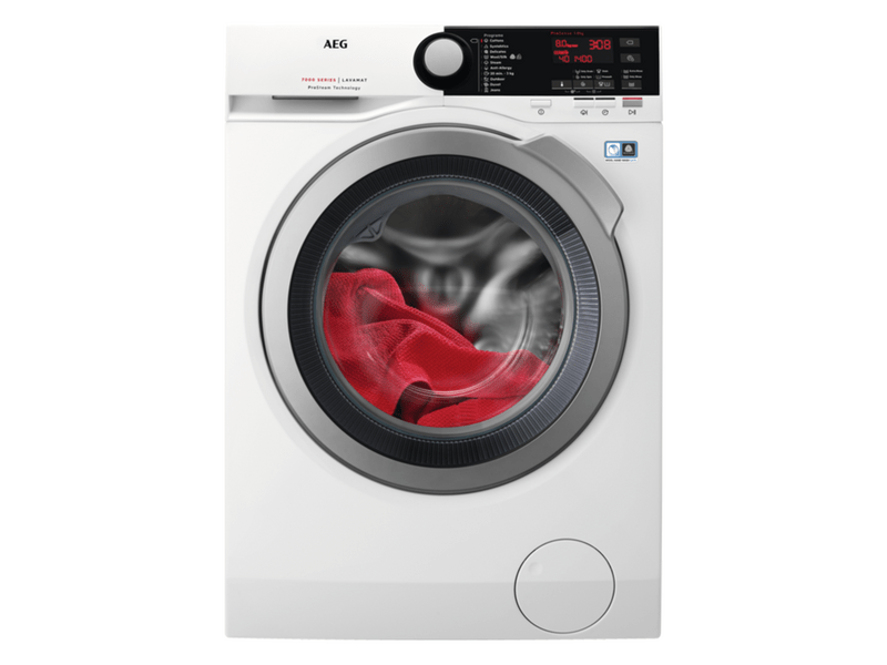 AEG L7FBE48S Elöltöltős mosógép, 8 kg, 1400 f/p, gőzfunkció