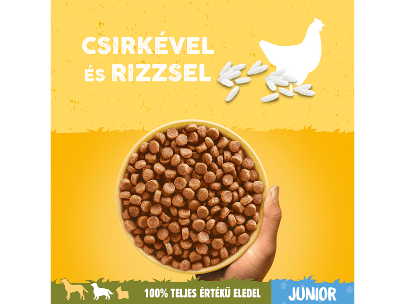 Pedigree csirke&rizs kölyökkutyák számára száraztáp 15kg