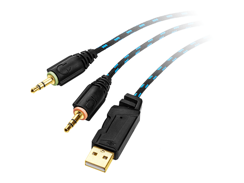 Yenkee YHP 3020 Ambrush Gamer Fejhallgató, Kék/Fekete