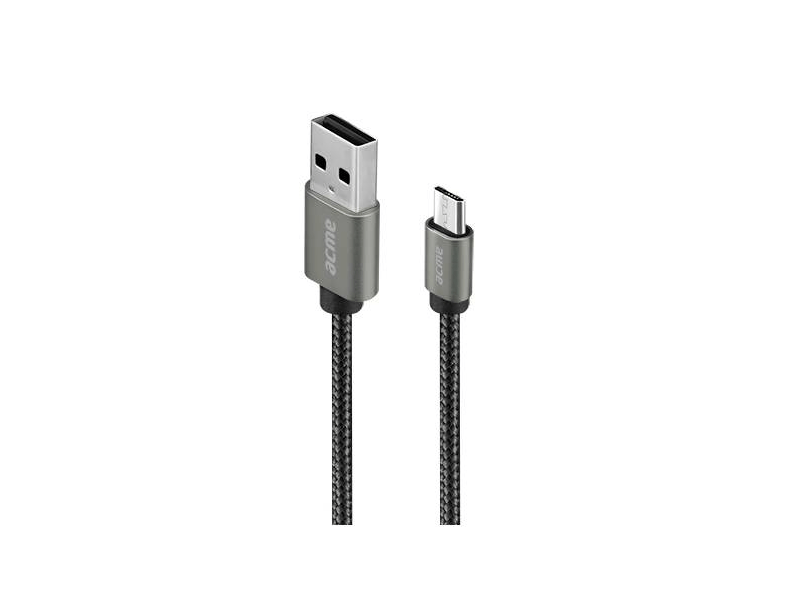 Acme CB2041G USB-A - USB-C Adatkábel, Szürke