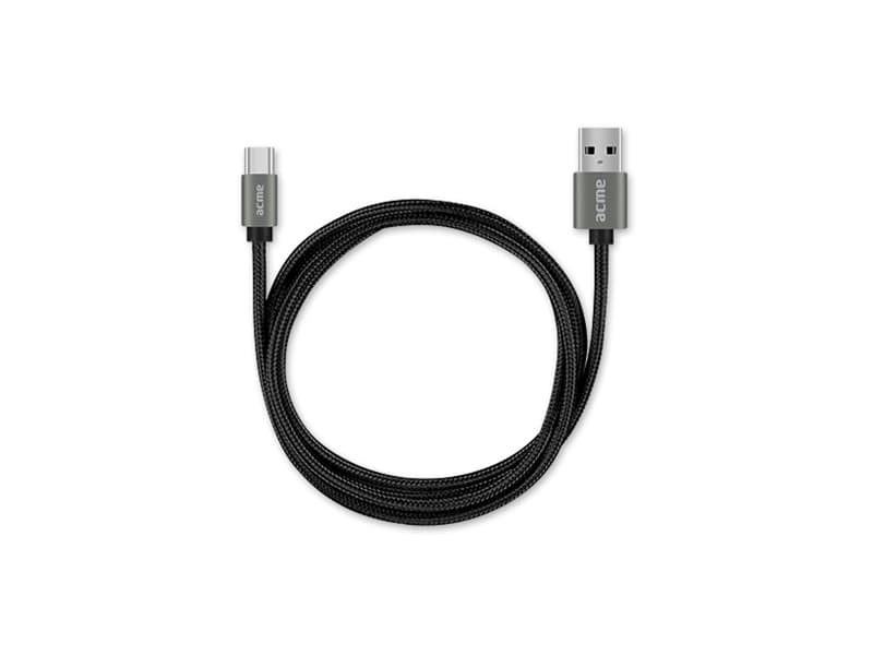 Acme CB2041G USB-A - USB-C Adatkábel, Szürke