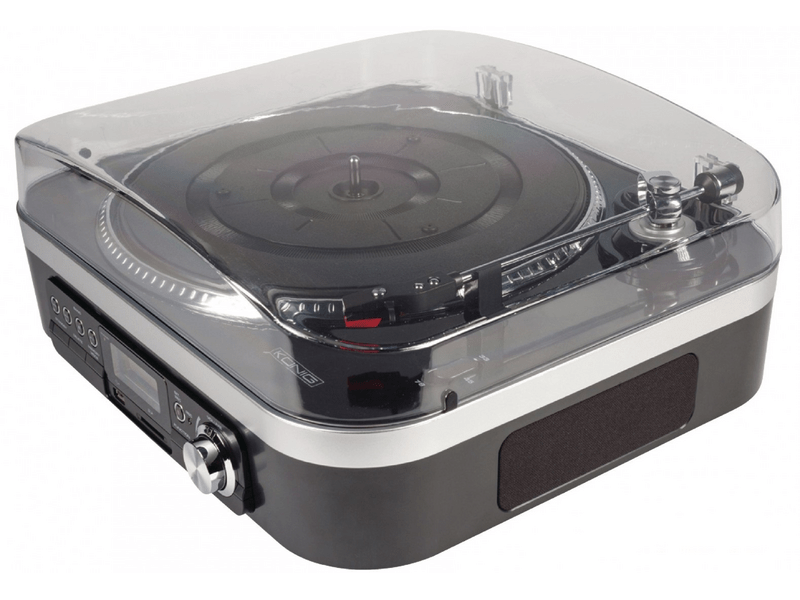 König HAV-TT25USB Lemezjátszó, Fekete