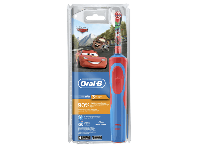 ORAL-B D12513 Gyermek Elektromos Fogkefe, Verdák