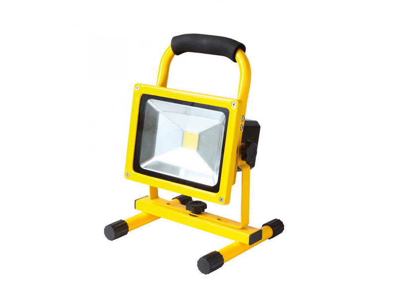 Home 20 W. Hordozható, akkumulátoros LED reflektor. FLB 20 LED/YE