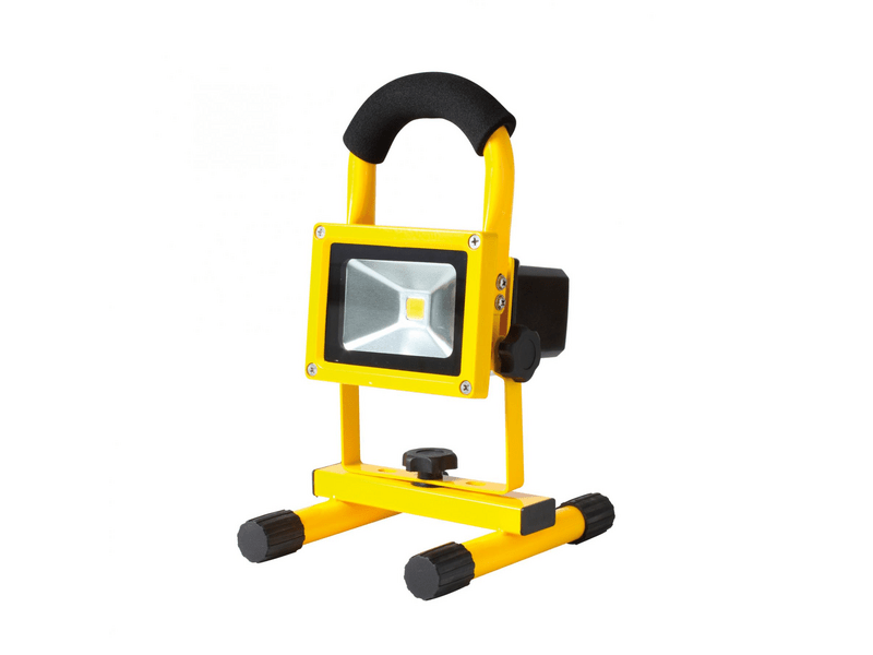 HOME FLB 10 LED/YE LED-es fényvető,akkumulátoros,hordozható, 10W