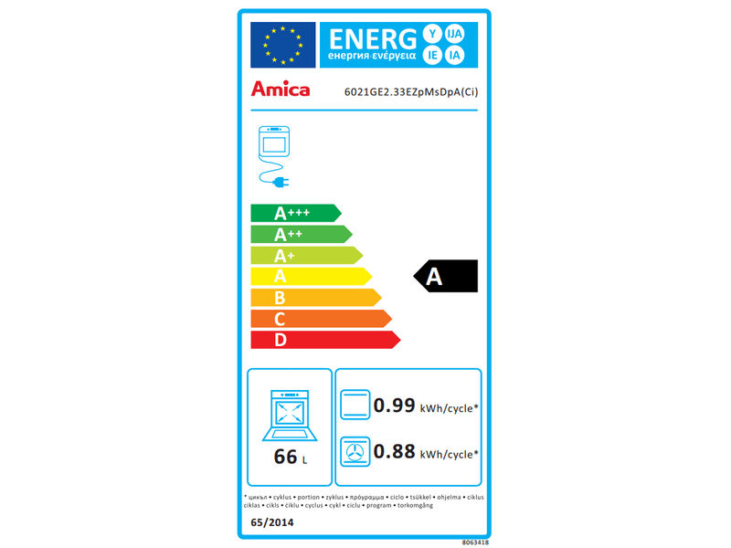 Amica 55456 Kombinált Tűzhely