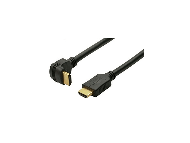 VIVA 177471-5 HDMI kábel, HDMI (A)- HDMI (A) 90-ban döntött, 1,5m