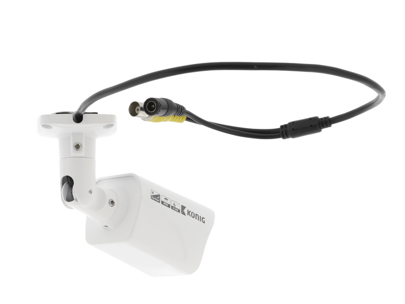 König HD Golyó Biztonsági Kamera IP66 Fehér (SAS-AHDCAM11)