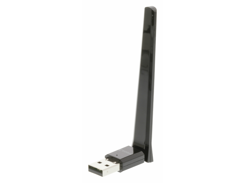 König Vezeték Nélküli USB-adapter AC600 2.4/5 GHz (Dual Band) Wi-Fi Fekete (CSWNDAC600A)
