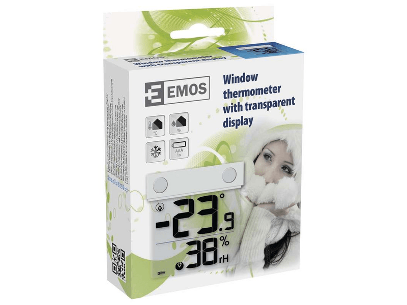 EMOS hőmérő ezüst E1278