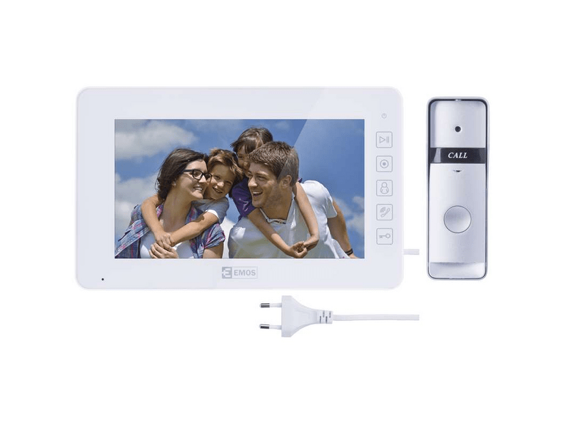 EMOS videó kaputelefon szett H2015, fehér