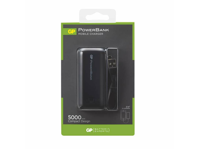 GP powerbank RC05AB 5000mah fekete B0305B