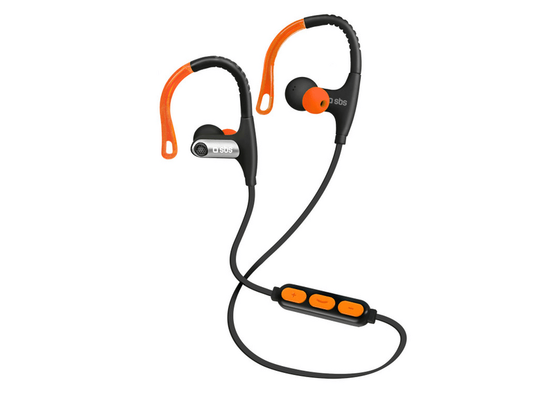 SBS SPORT EAR SET BT FITO Bluetooth Fülhallgató, Fekete/Narancs