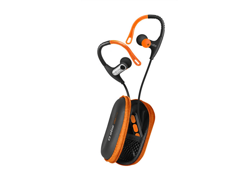 SBS SPORT EAR SET BT FITO Bluetooth Fülhallgató, Fekete/Narancs