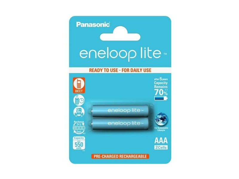 Panasonic eneloop lite BK-3LCCE/2BE AA 950mAh Ni-MH akkumulátor