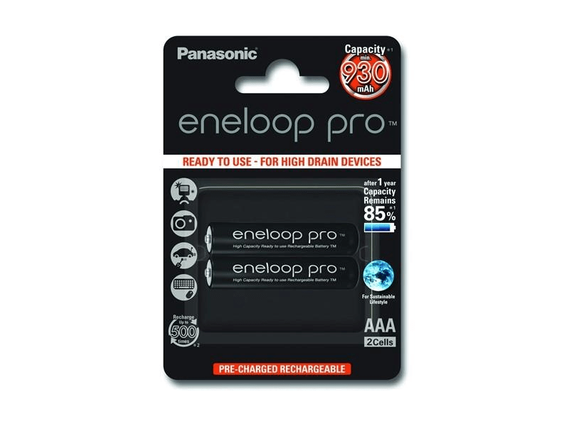 Panasonic eneloop pro BK-4HCDE/2BE AAA 930mAh Ni-MH akkumulátor