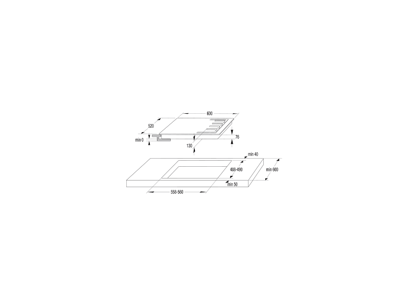 GORENJE G641W Beépíthető gáz főzőlap