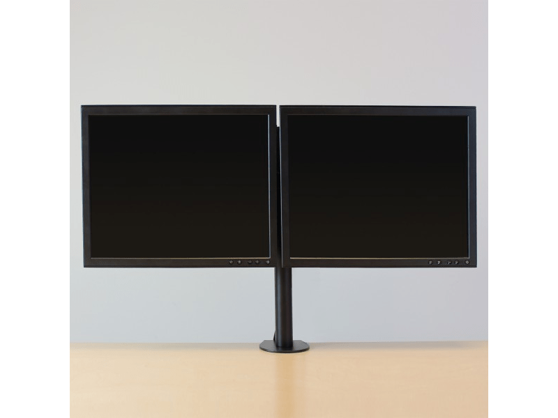 Ewent EW1512 monitortartó asztali konzol dupla, Fekete