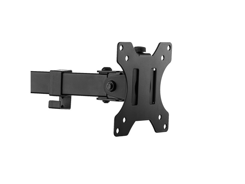 Ewent EW1512 monitortartó asztali konzol dupla, Fekete