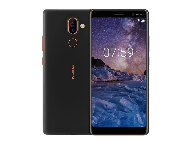Nokia 7 Plus Dual SIM 64 GB Kártyafüggetlen Okostelefon, Fekete