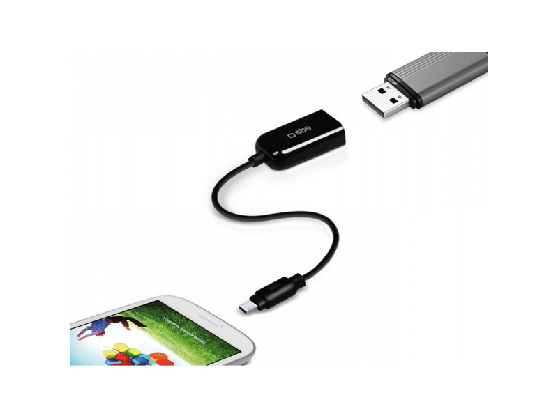 SBS TE 0UCD90K OTG kábel USB Adapterrel
