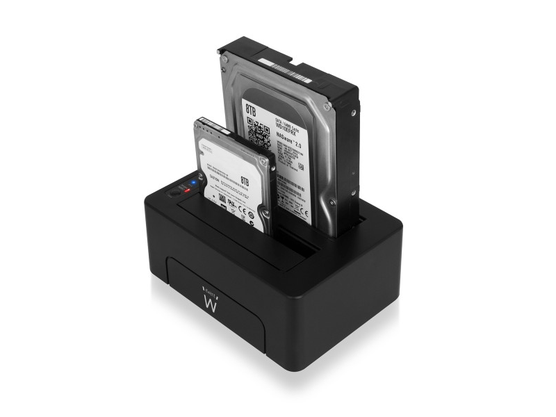 Ewent Dualis Dokkolóállomás USB 3.1 Gen1 (USB3.0) 2.5 and 3.5 inch-es SATA HDD/SSD-hez (EW7014)