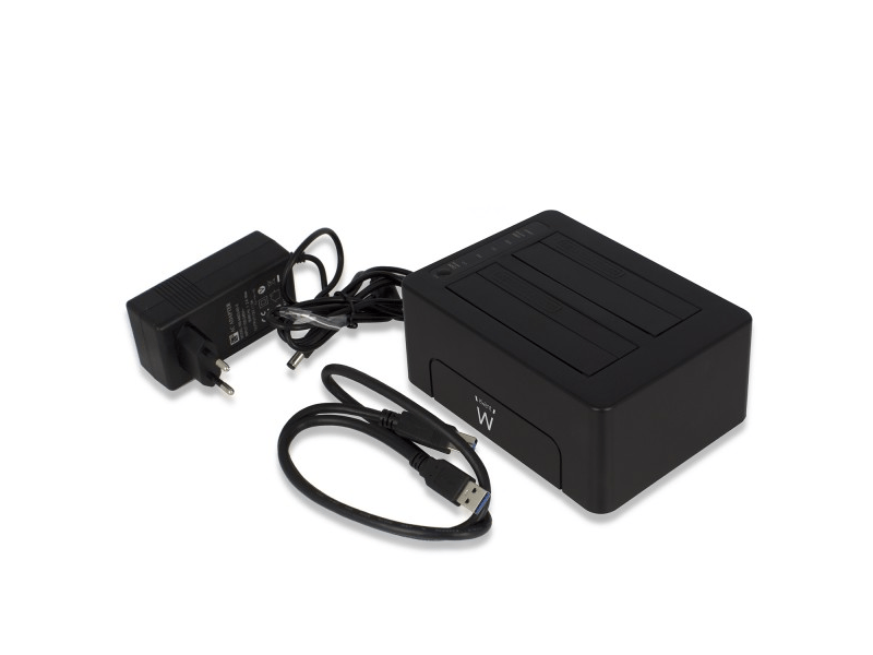 Ewent Dualis Dokkolóállomás USB 3.1 Gen1 (USB3.0) 2.5 and 3.5 inch-es SATA HDD/SSD-hez (EW7014)