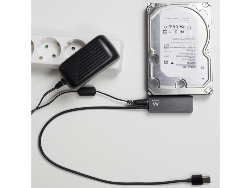 Ewent USB 3.1 Gen1 (USB 3.0) to 2.5/3.5 inch SATA Adapter Kábel SSD/HDD-hez (EW7018)