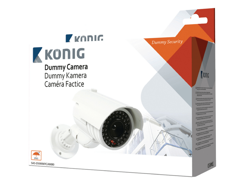König Golyó Álkamera IP65 Fehér (SAS-DUMMYCAM80)