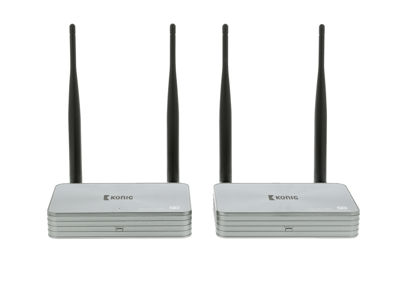 König 5 GHz Vezeték Nélküli HDMI Jeltovábbító 1080p / 3D - Tartomány 100 m (KN-WLHDMI20)