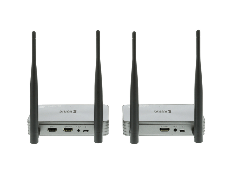 König 5 GHz Vezeték Nélküli HDMI Jeltovábbító 1080p / 3D - Tartomány 100 m (KN-WLHDMI20)