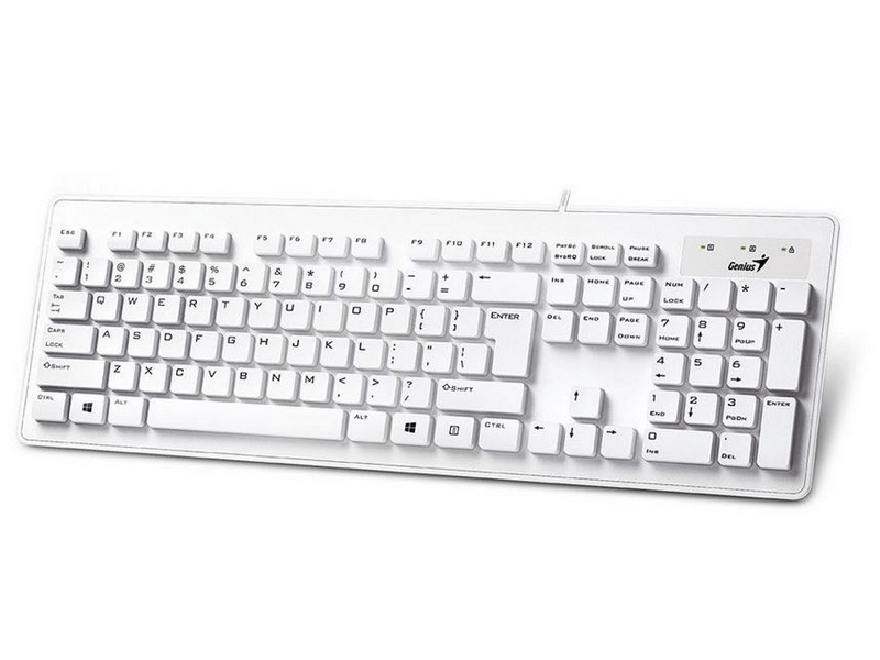 Genius SlimStar 130 billentyűzet, Fehér