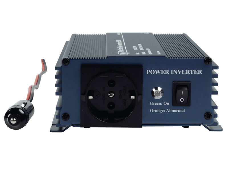 HQ Inverter Tiszta szinuszos 12 VDC AC 230 V 150 W F (CEE 7/3) (HQ-PURE150-12)