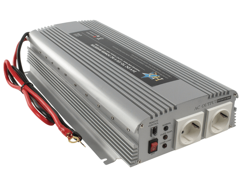 HQ Inverter módosított szinusz 24 VDC - AC 230 V 1700 W F (CEE 7/4) (HQ-INV1700/24)