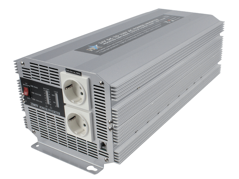 HQ Inverter módosított szinusz 24 VDC - AC 230 V 2500 W F (CEE 7/3) (HQ-INV2500/24)
