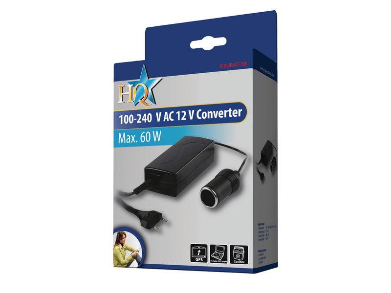 HQ Feszültség Converter 230 VAC - 12 VDC 5.0 A (P.SUP.AT5-B)