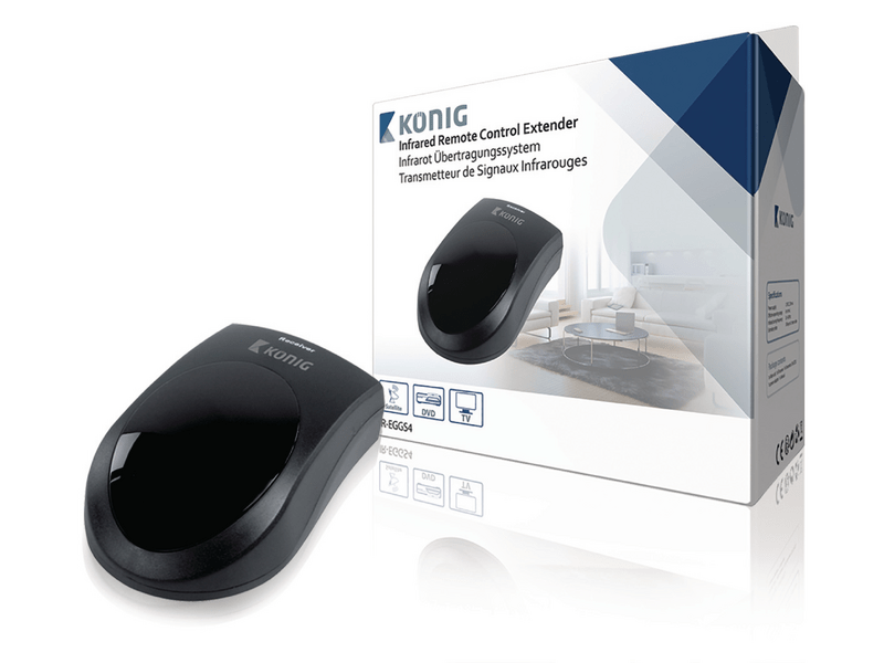 König IR Távirányító Hosszabbító 433.92 MHz / Tartomány 6 m (IR-EGGS4)