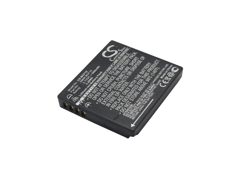 Panasonic DMW-BCF10, DMW-BCF10E, CGA-S/106C 3.7V 940mAh utángyártott akku Li-ion (RP BCF10)