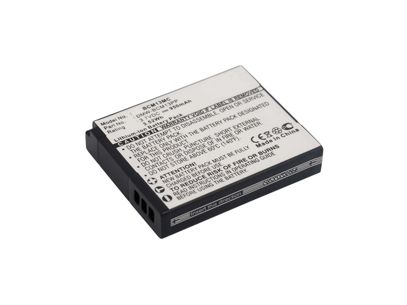 Panasonic DMW-BCM13, DMW-BCM13E, DMW-BCM13PP 3.7V 950mAh utángyártott akku Li-ion (RP BCM13MC)