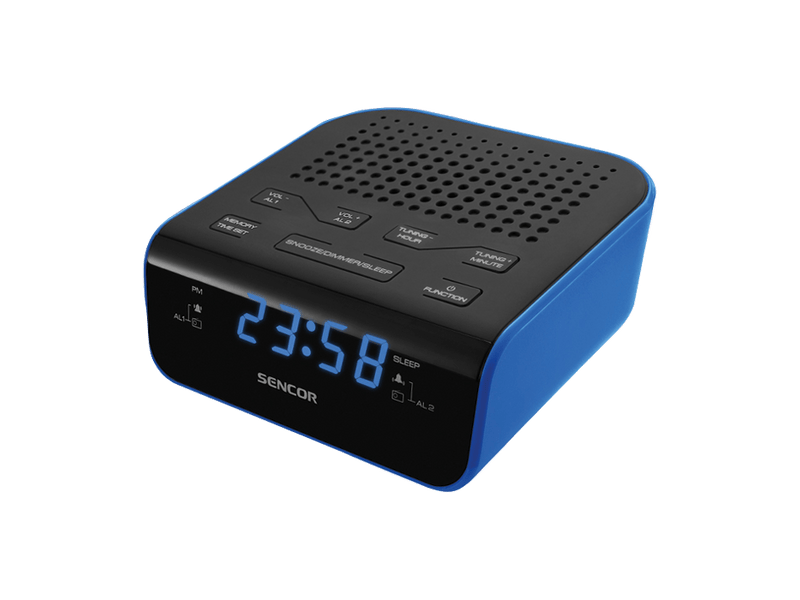 Sencor SRC 136 BU Rádiós ébresztőóra, Kék