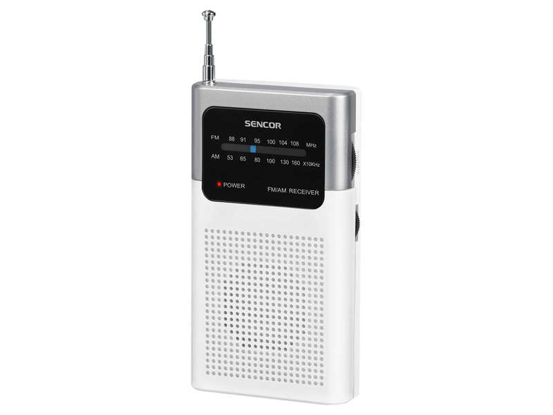 Sencor SRD 1100 W Zsebrádió, Fehér