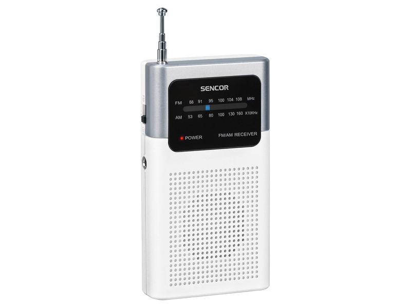 Sencor SRD 1100 W Zsebrádió, Fehér