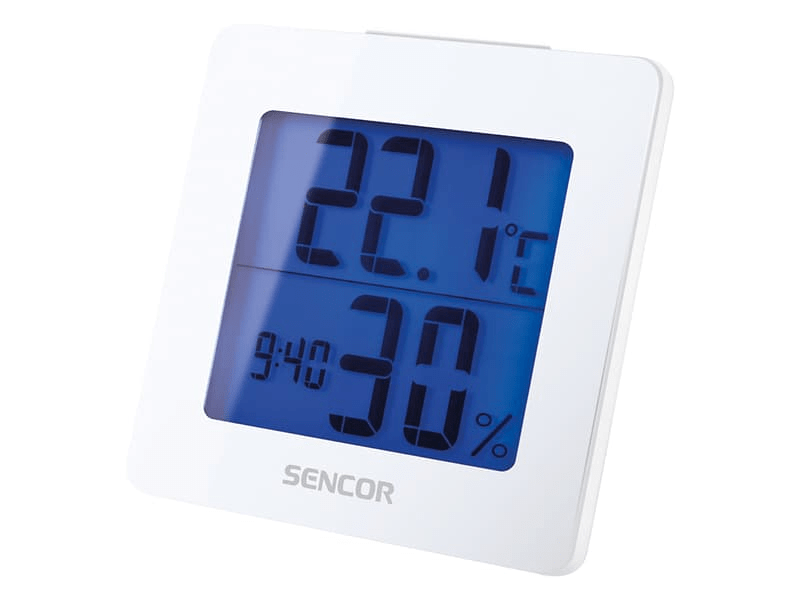 Sencor SWS 1500 W Hőmérő ébresztőórával, Fehér