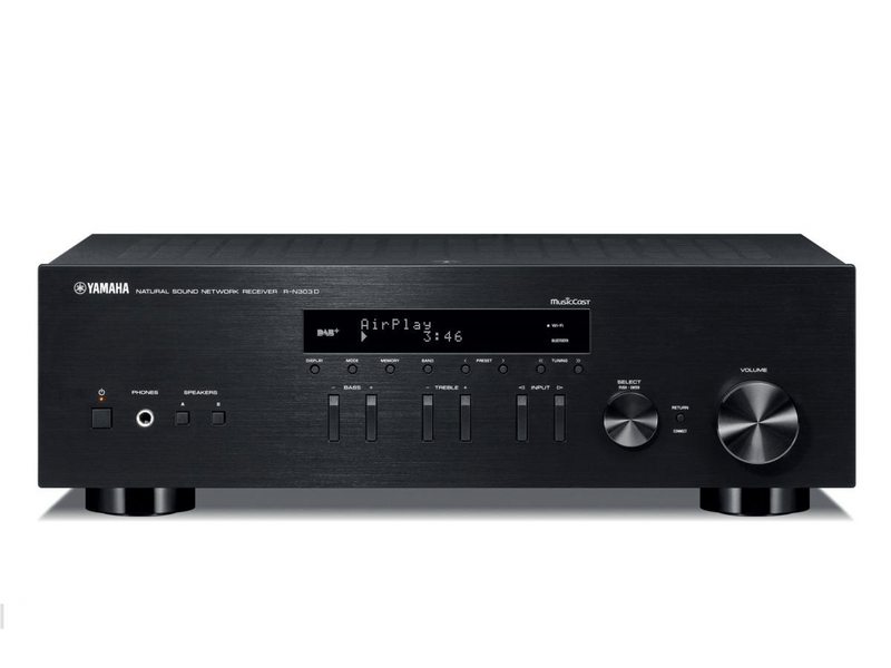 Yamaha R-N303D MusicCast Sztereó Erősítő, Fekete
