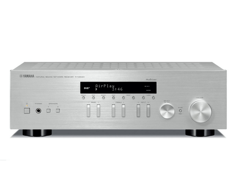 Yamaha R-N303D MusicCast Sztereó Erősítő, Ezüst