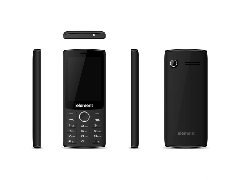 Sencor Element P030 Dual SIM Kártyafüggetlen Mobiltelefon, Fekete
